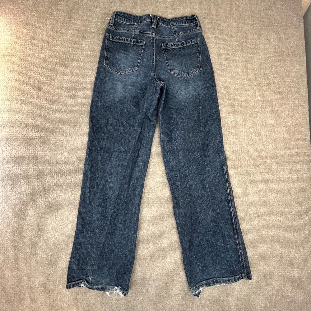 Celebrity Pink Jeans Women 3/26 Blue Denim Faded Stretch Streetwear Straight Leg - Picture 3 of 16